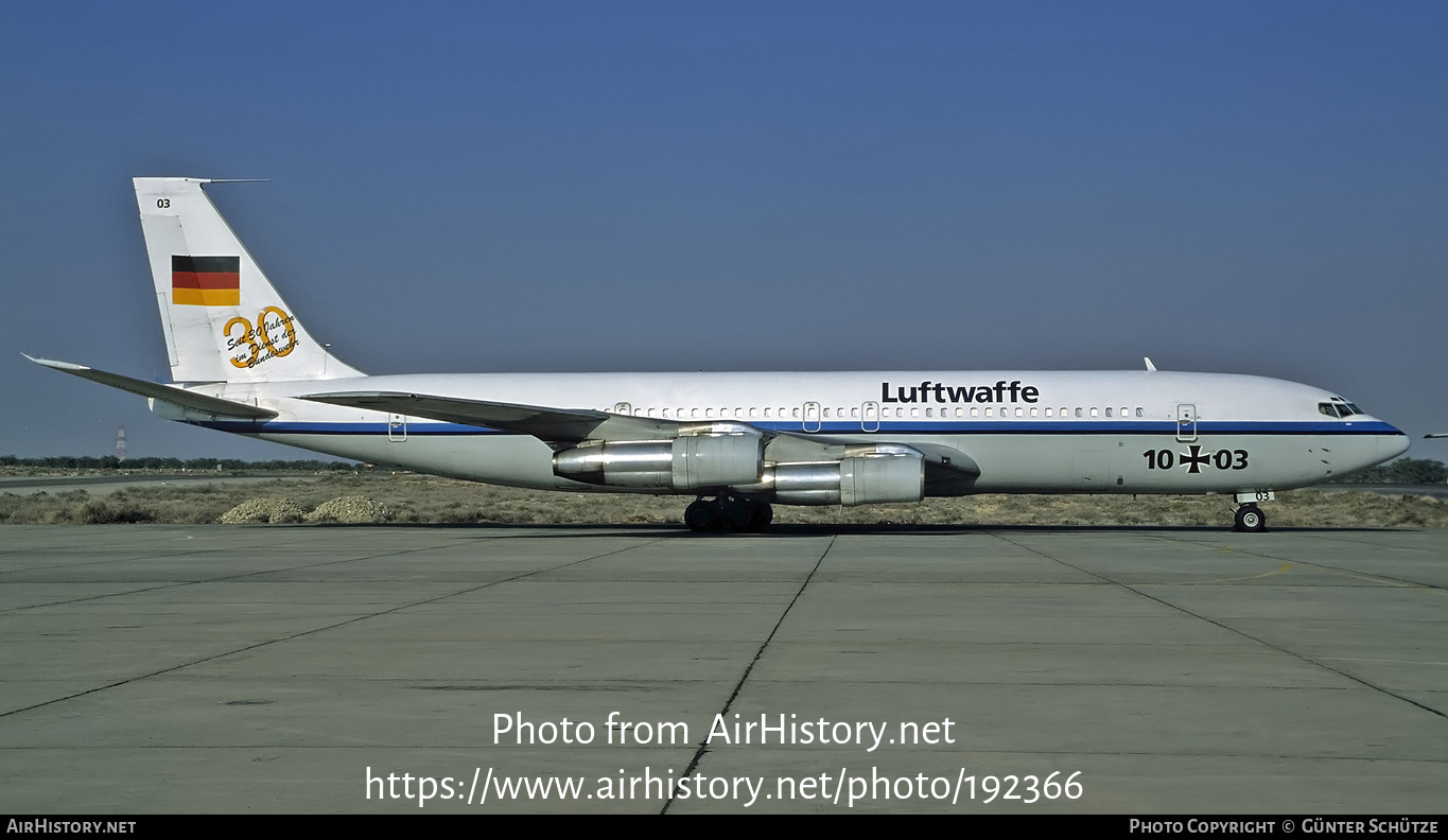 Aircraft Photo of 1003 | Boeing 707-307C | Germany - Air Force | AirHistory.net #192366