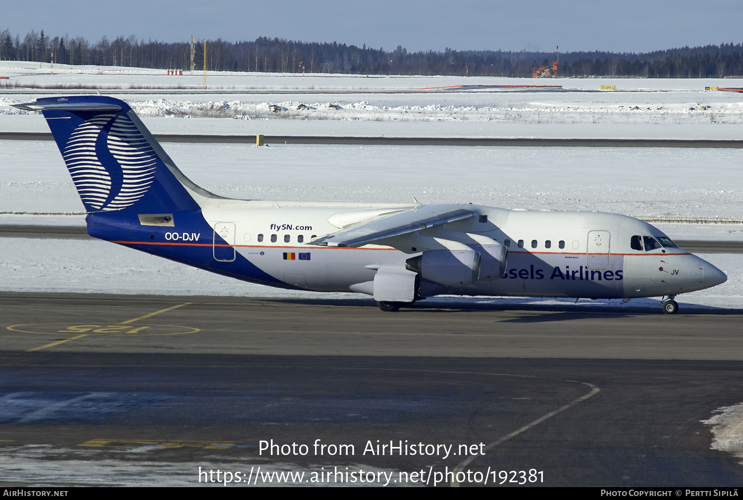 Aircraft Photo of OO-DJV | British Aerospace Avro 146-RJ85 | SN Brussels Airlines | AirHistory.net #192381