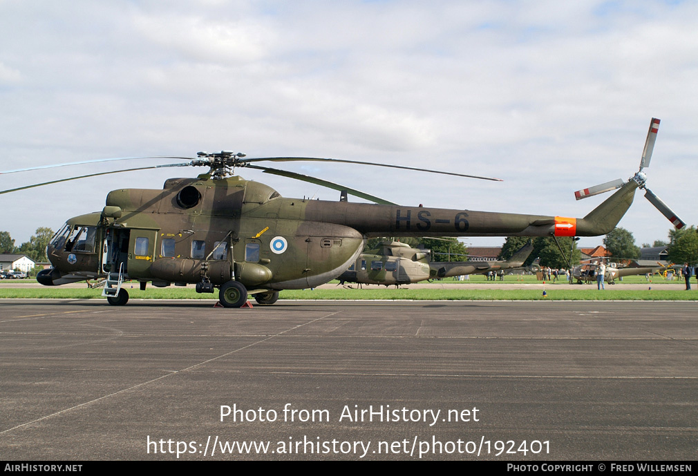 Aircraft Photo of HS-6 | Mil Mi-8P | Finland - Air Force | AirHistory.net #192401