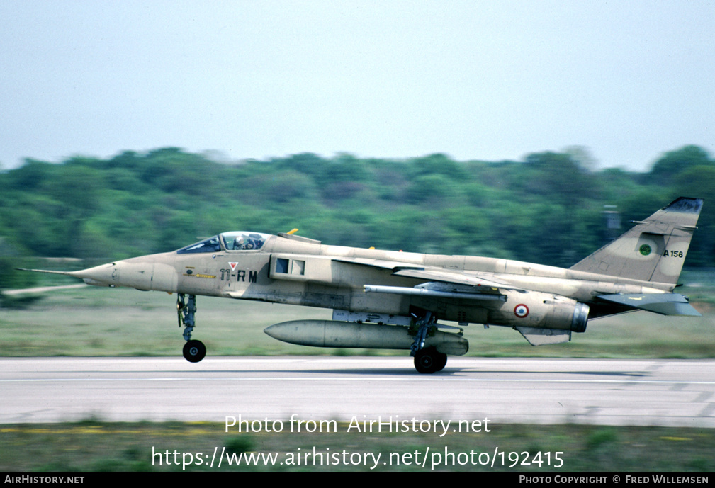 Aircraft Photo of A158 | Sepecat Jaguar A | France - Air Force | AirHistory.net #192415