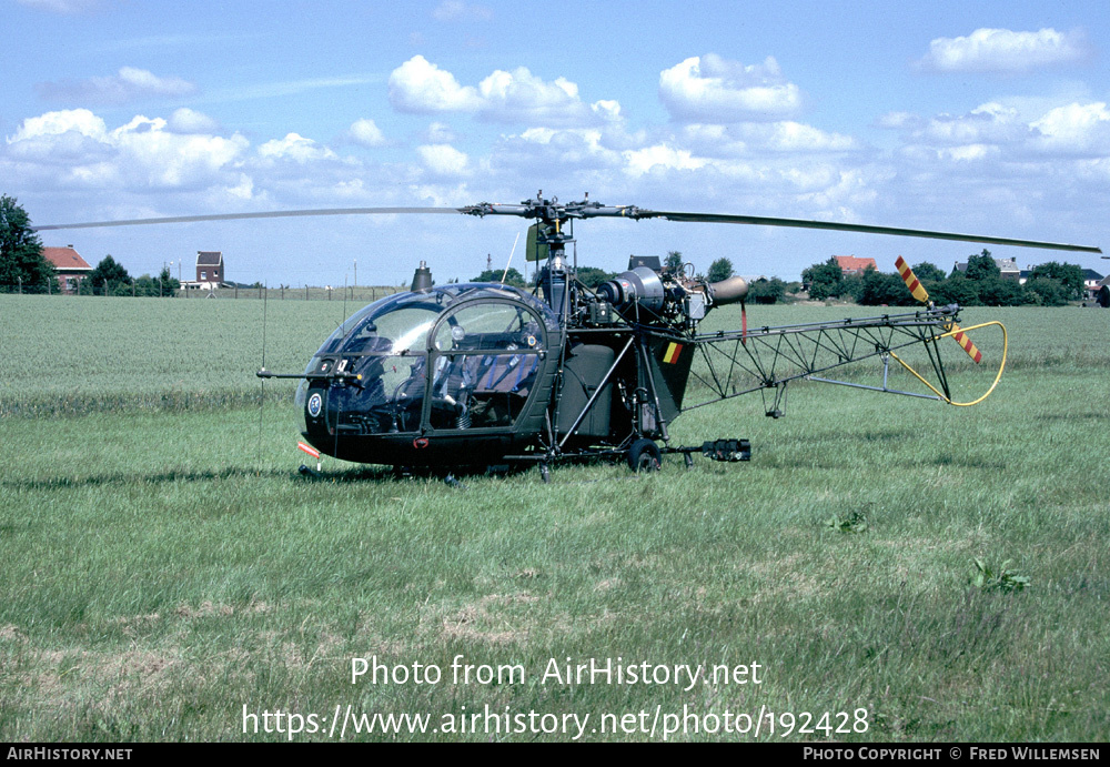 Aircraft Photo of A42 | Aerospatiale SA-318C Alouette II Astazou | Belgium - Army | AirHistory.net #192428