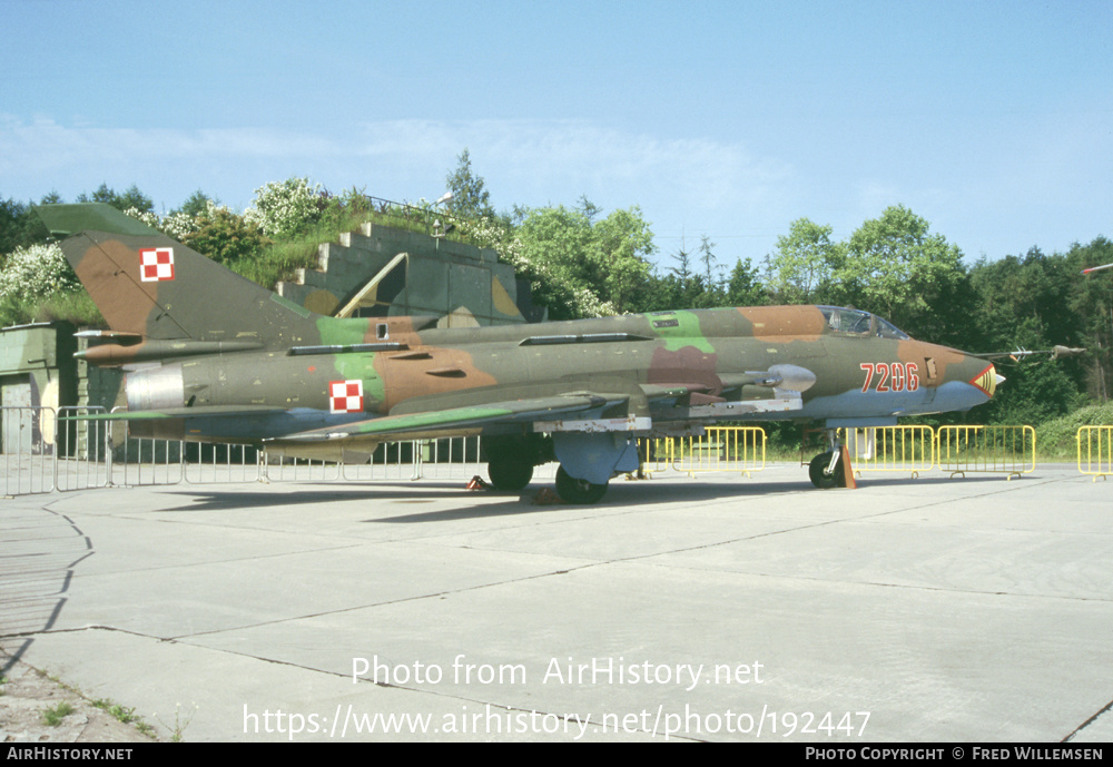 Aircraft Photo of 7206 | Sukhoi Su-22M4 | Poland - Air Force | AirHistory.net #192447