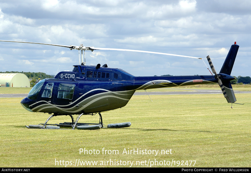 Aircraft Photo of G-CCVO | Bell 206B-3 JetRanger III | AirHistory.net #192477