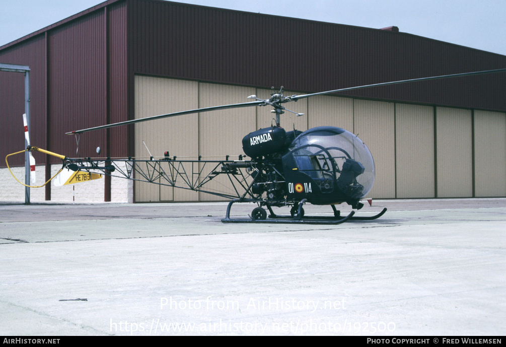 Aircraft Photo of HE7B-31 | Agusta AB-47G-5 | Spain - Navy | AirHistory.net #192500