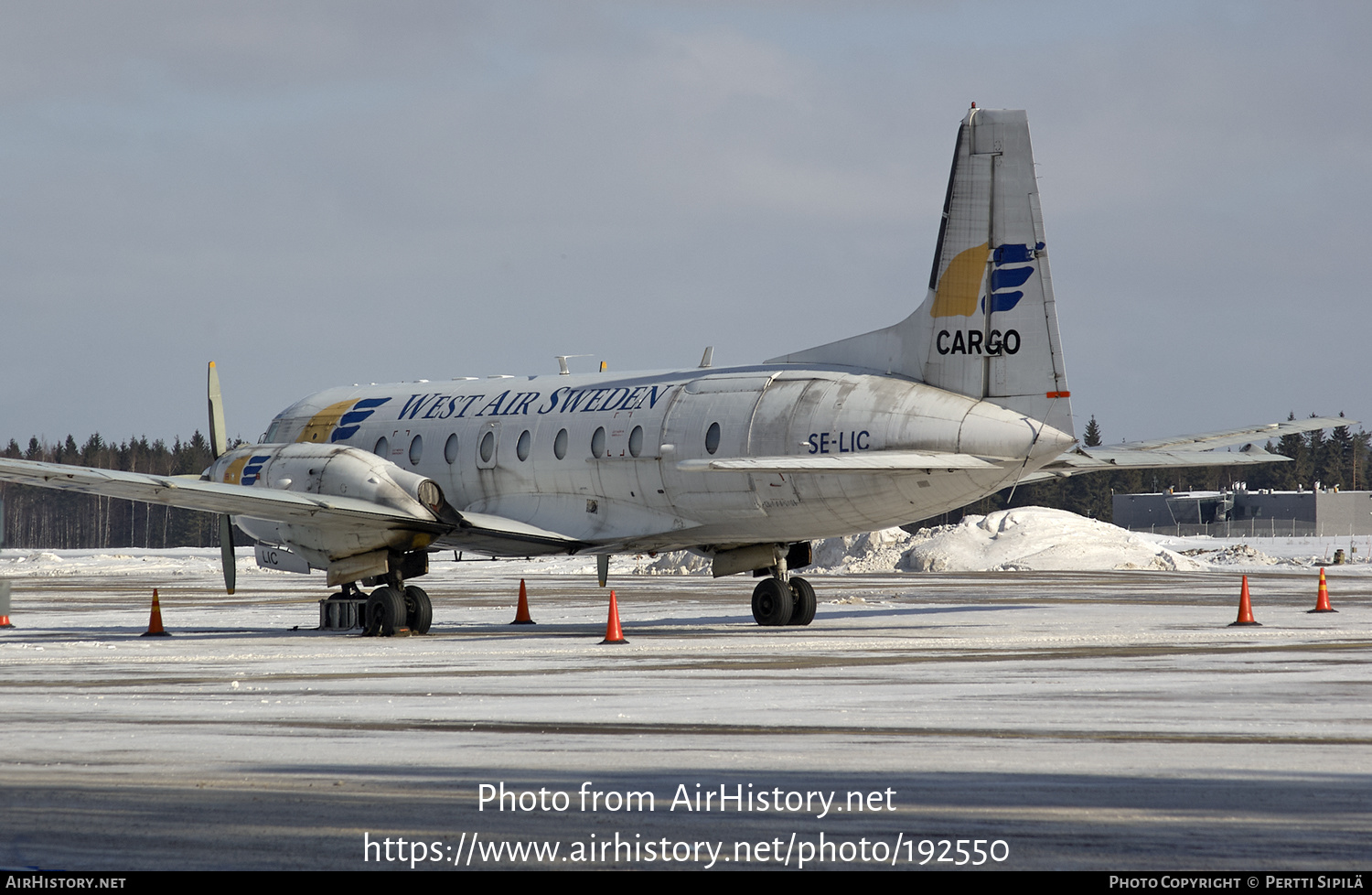 Aircraft Photo of SE-LIC | British Aerospace BAe-748 Srs2B/399LFD | West Air Sweden | AirHistory.net #192550