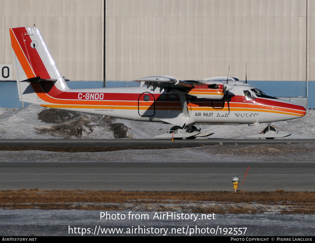 Aircraft Photo of C-GNDO | De Havilland Canada DHC-6-300 Twin Otter | Air Inuit | AirHistory.net #192557