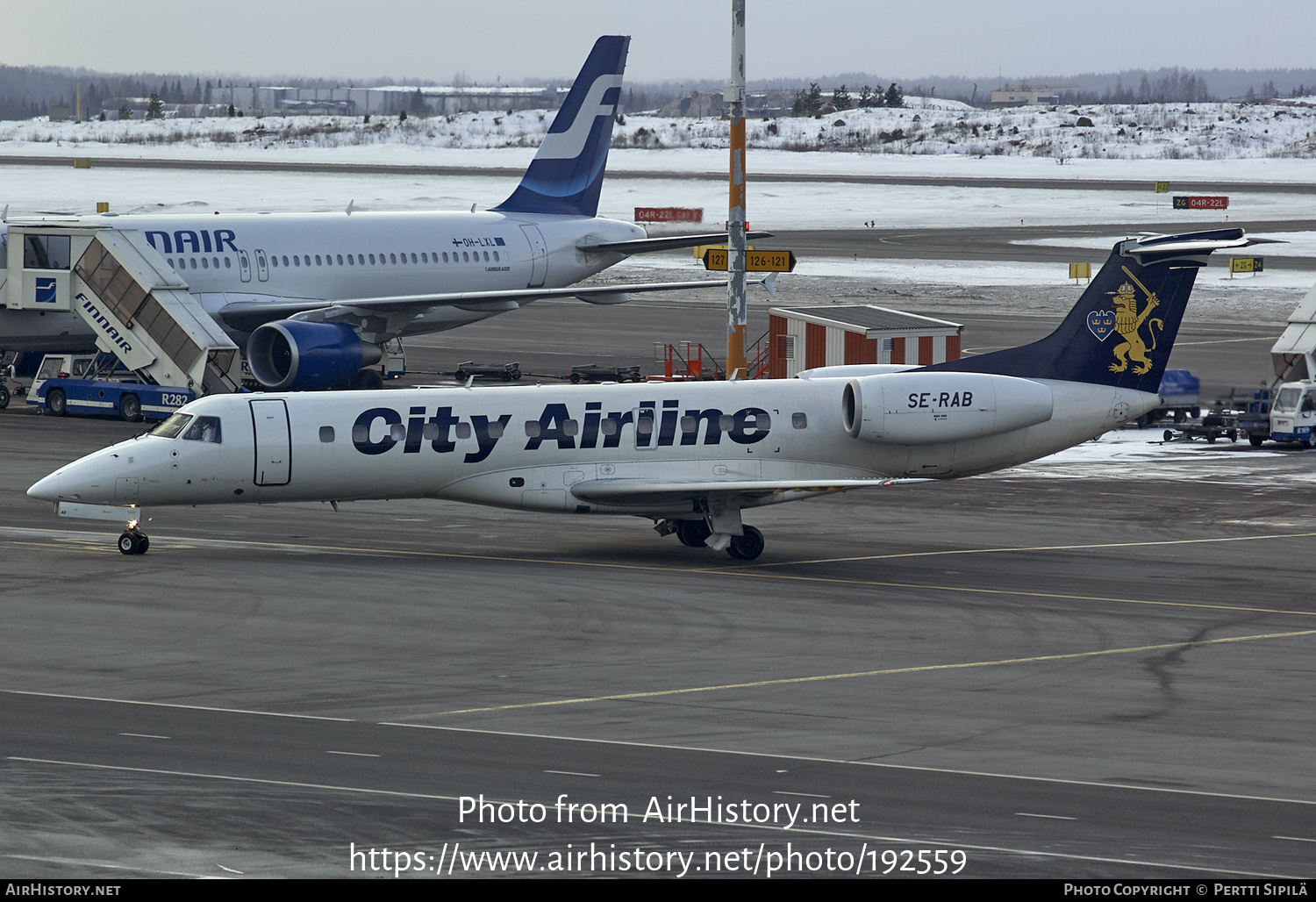 Aircraft Photo of SE-RAB | Embraer ERJ-135LR (EMB-135LR) | City Airline | AirHistory.net #192559