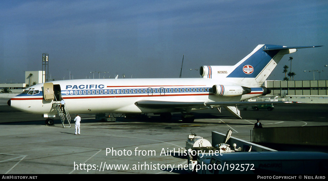 Aircraft Photo of N2969G | Boeing 727-193 | Pacific Air Lines | AirHistory.net #192572