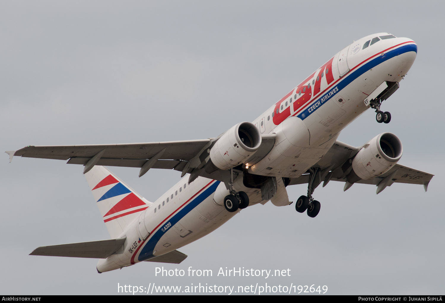 Aircraft Photo of OK-LEF | Airbus A320-214 | ČSA - Czech Airlines | AirHistory.net #192649