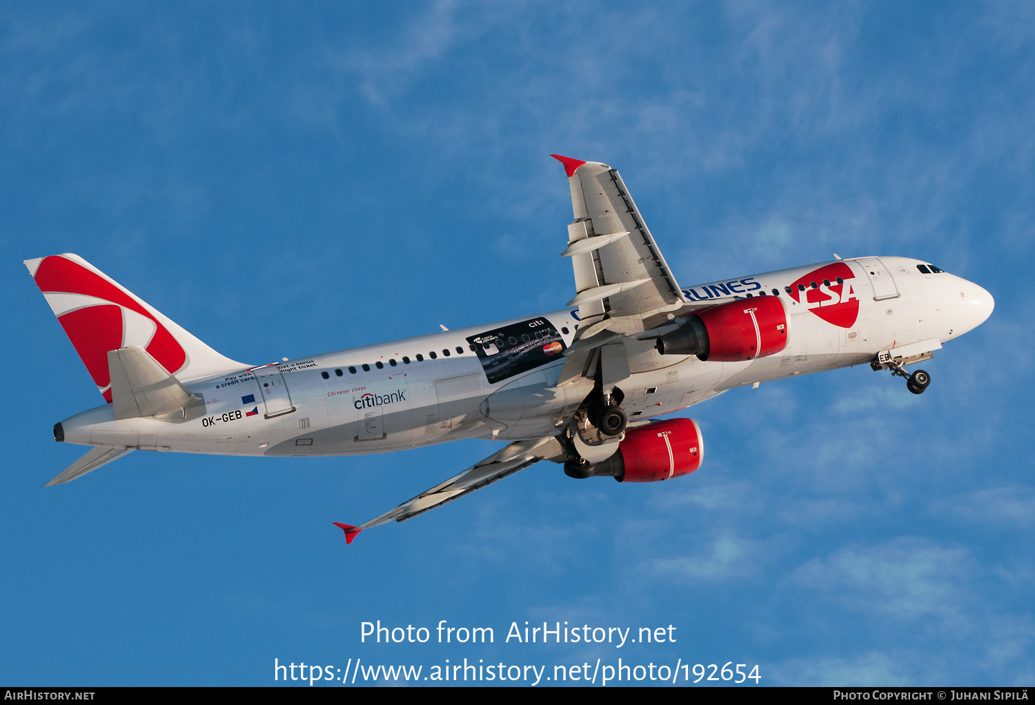 Aircraft Photo of OK-GEB | Airbus A320-214 | ČSA - Czech Airlines | AirHistory.net #192654