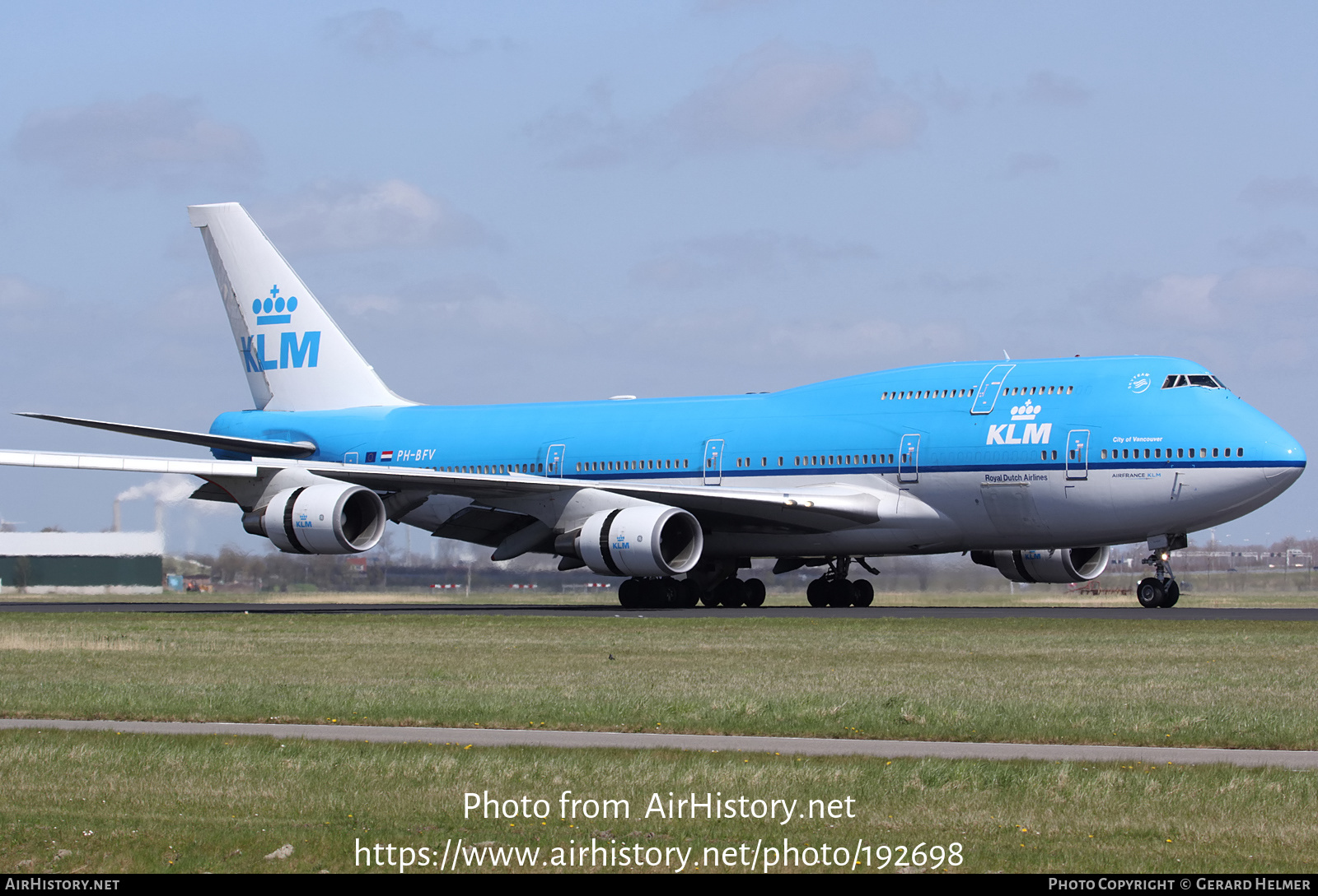 Aircraft Photo of PH-BFV | Boeing 747-406M | KLM - Royal Dutch Airlines | AirHistory.net #192698