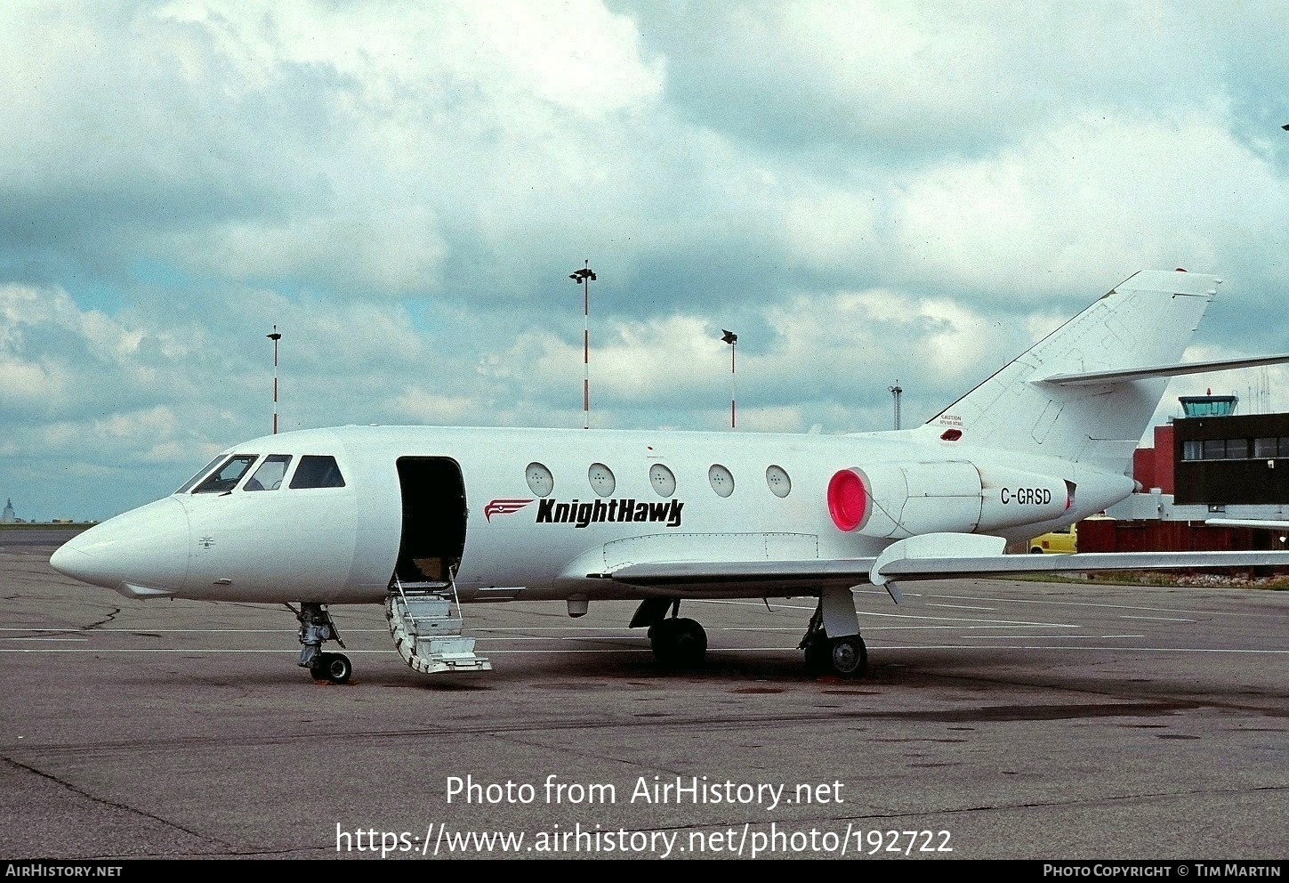 Aircraft Photo of C-GRSD | Dassault Falcon 20 | Knighthawk Air Express | AirHistory.net #192722