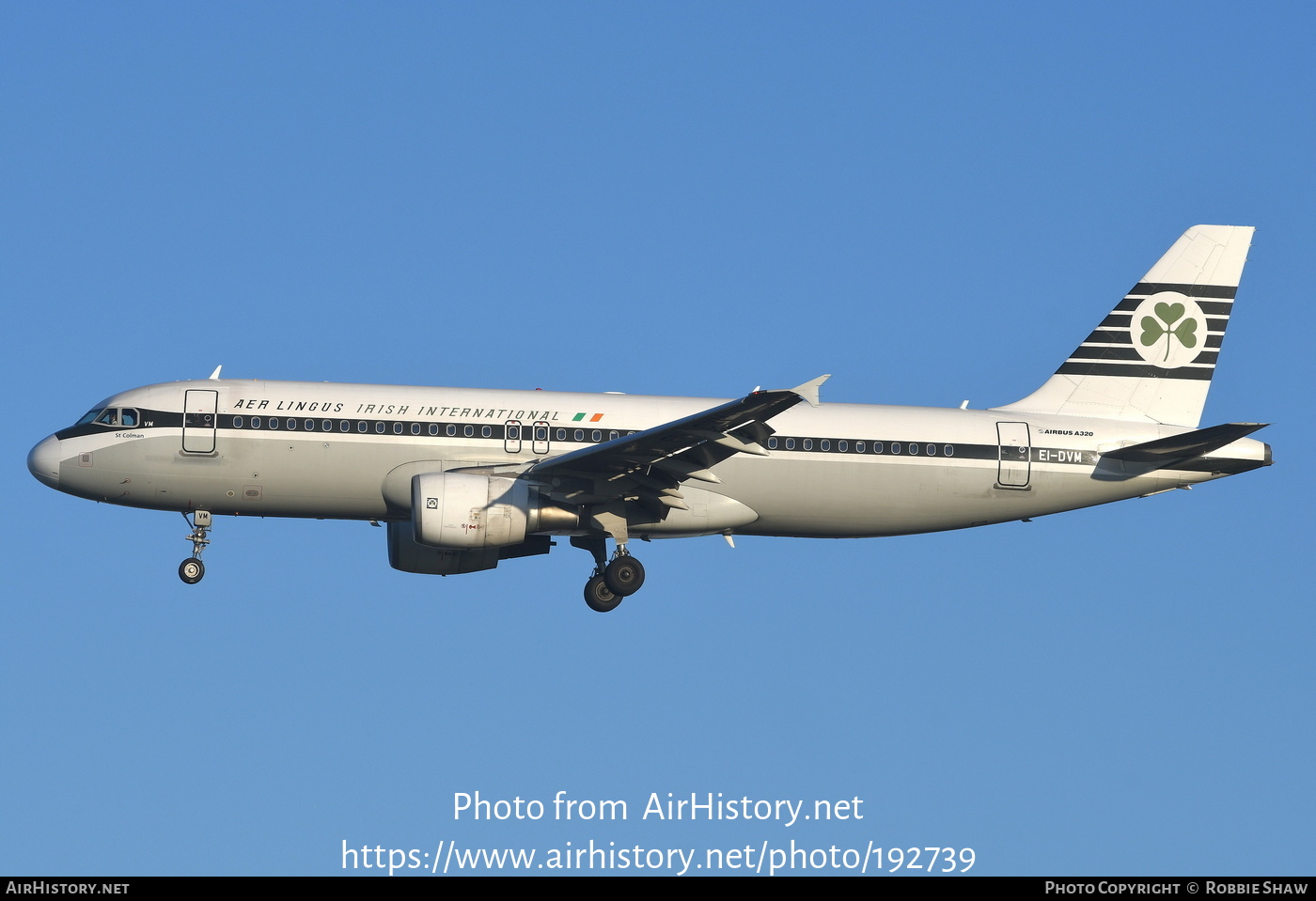 Aircraft Photo of EI-DVM | Airbus A320-214 | Aer Lingus | Aer Lingus - Irish International Airlines | AirHistory.net #192739