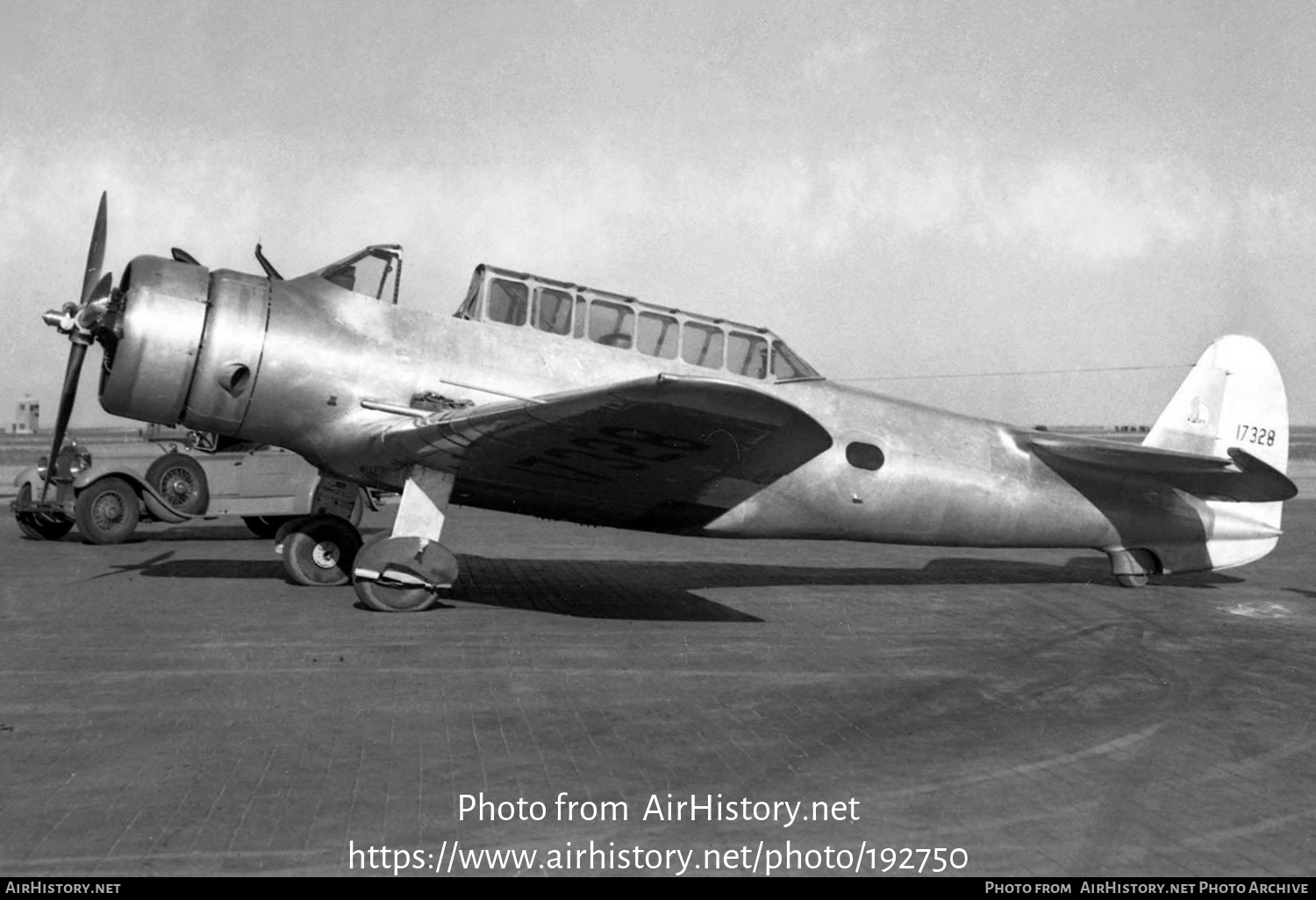 Aircraft Photo of NC17328 / 17328 | Vultee V-11GB | AirHistory.net #192750