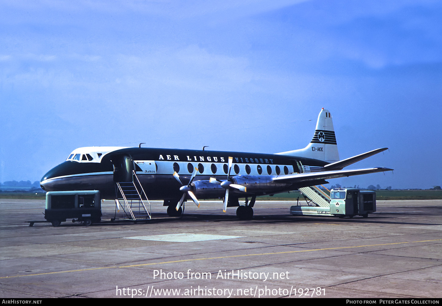 Aircraft Photo of EI-AKK | Vickers 808 Viscount | Aer Lingus - Irish Air Lines | AirHistory.net #192781