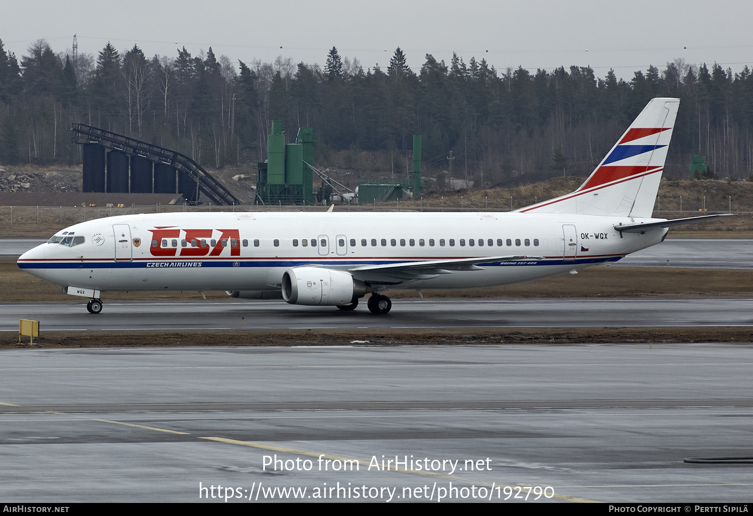 Aircraft Photo of OK-WGX | Boeing 737-436 | ČSA - Czech Airlines | AirHistory.net #192790