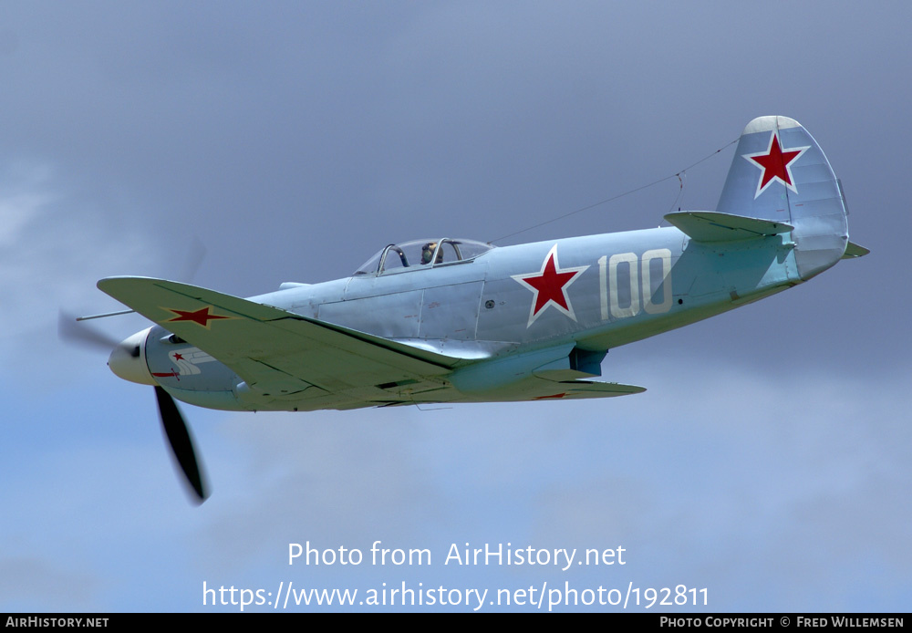 Aircraft Photo of G-CGXG / 100 white | Yakovlev Yak-3UA | Soviet Union - Air Force | AirHistory.net #192811