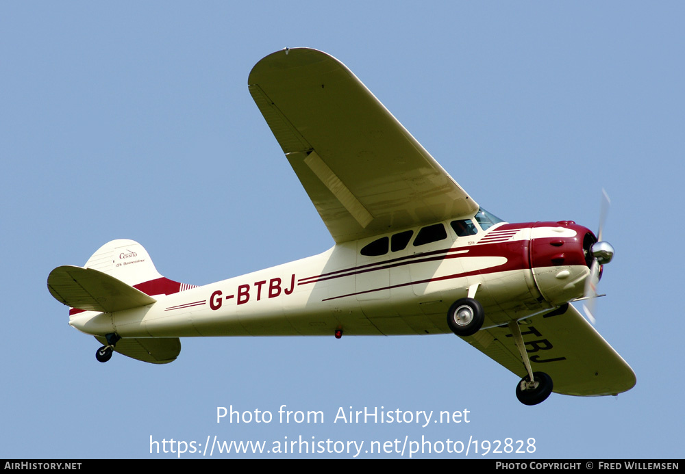 Aircraft Photo of G-BTBJ | Cessna 195B | AirHistory.net #192828