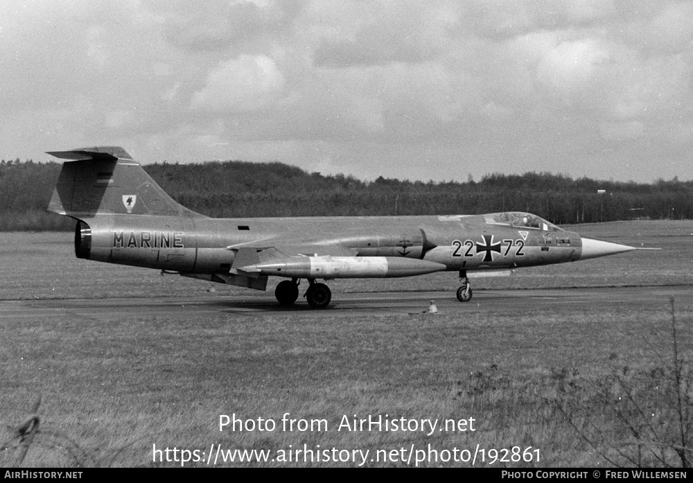 Aircraft Photo of 2272 | Lockheed F-104G Starfighter | Germany - Navy | AirHistory.net #192861