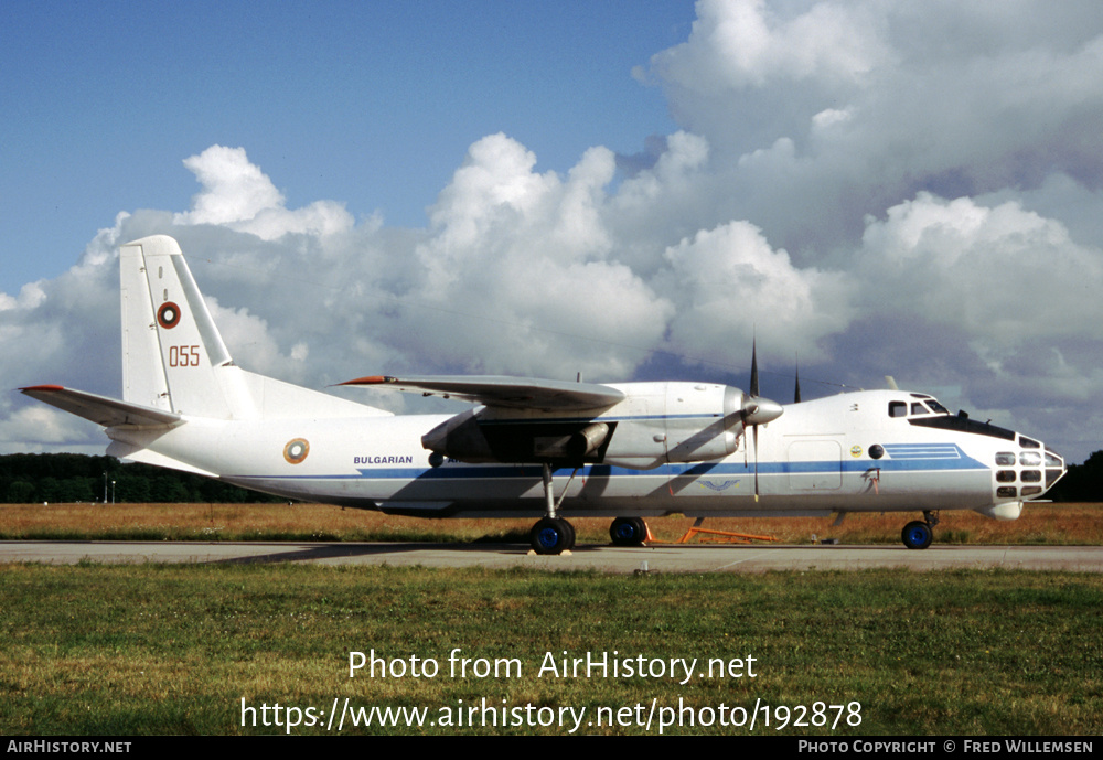 Aircraft Photo of 055 | Antonov An-30 | Bulgaria - Air Force | AirHistory.net #192878