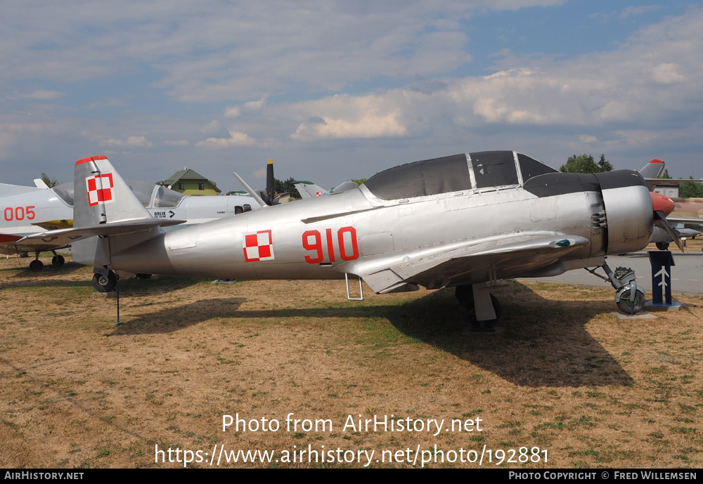 Aircraft Photo of 910 | PZL-Mielec TS-8 Bies | Poland - Air Force | AirHistory.net #192881