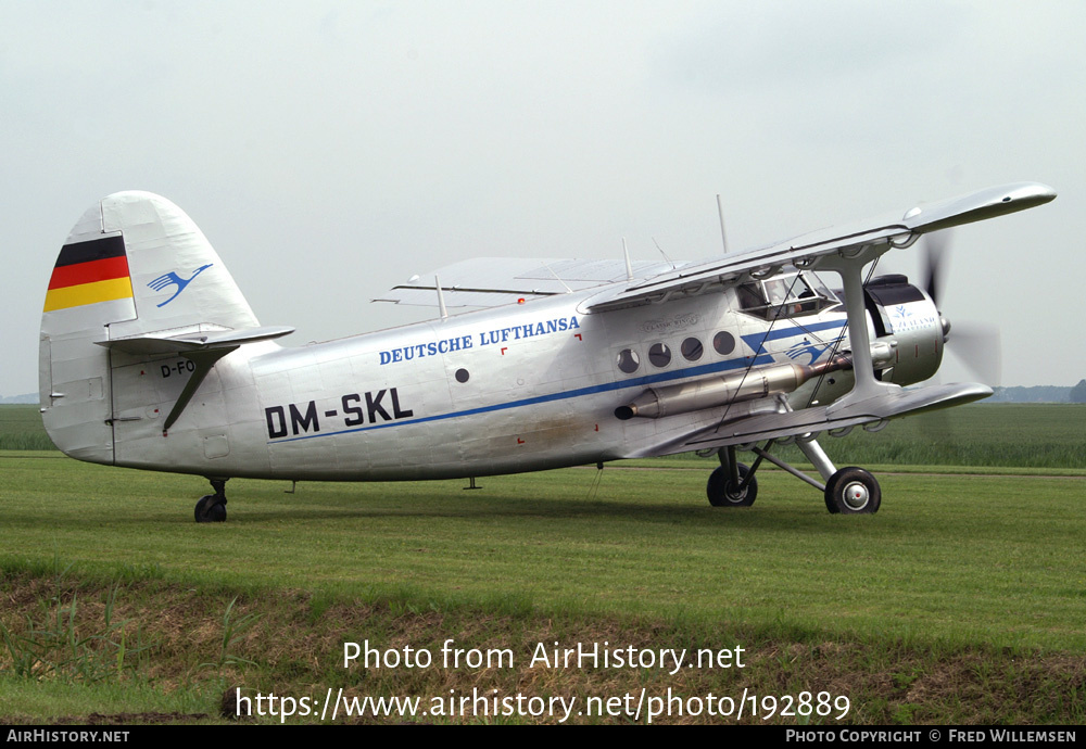 Aircraft Photo of D-FONL / DM-SKL | Antonov An-2T | Classic Wings | Deutsche Lufthansa | AirHistory.net #192889