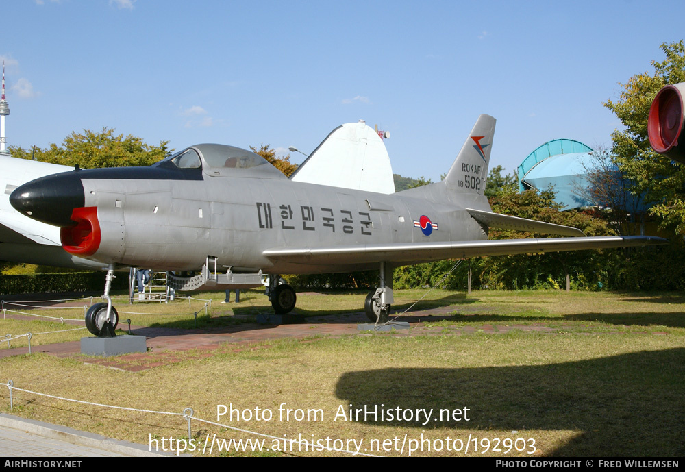 Aircraft Photo of 18-502 | North American F-86D Sabre | South Korea - Air Force | AirHistory.net #192903