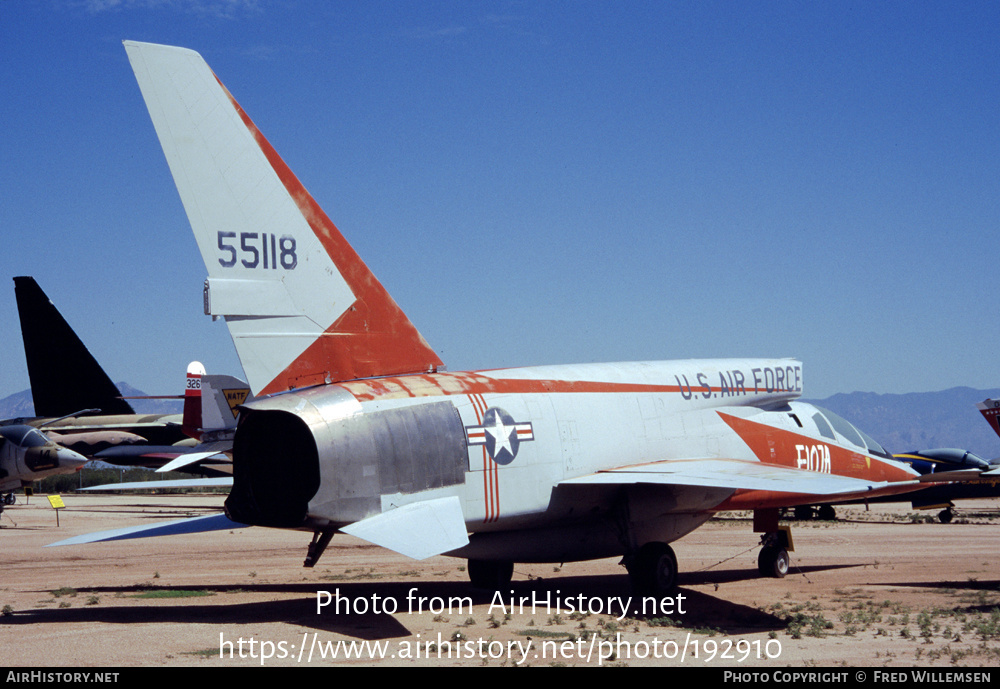 Aircraft Photo of 55-5118 / 55118 | North American F-107A | USA - Air Force | AirHistory.net #192910