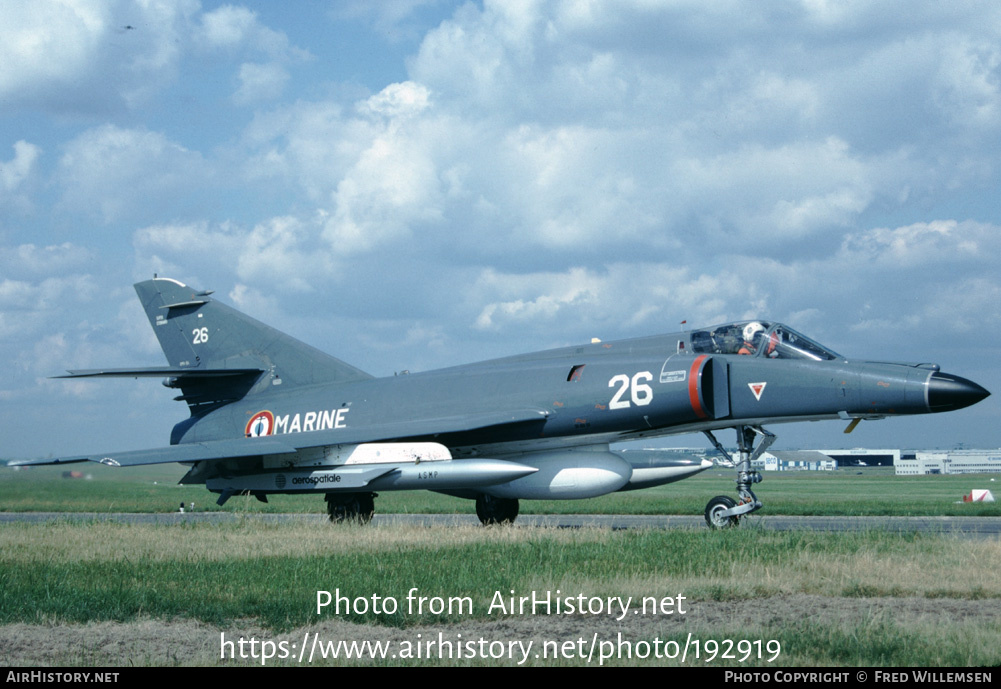 Aircraft Photo of 26 | Dassault Super Etendard | France - Navy | AirHistory.net #192919