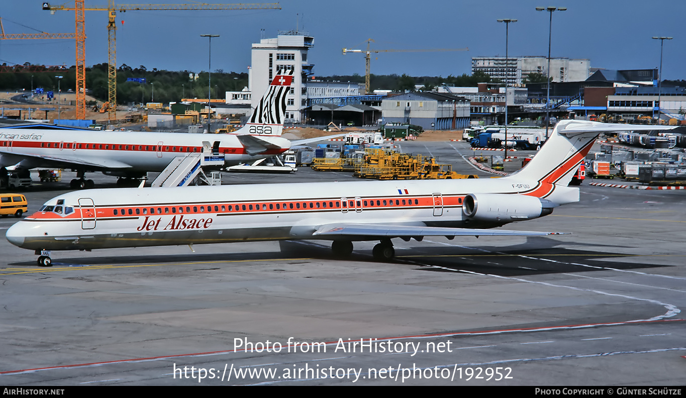 Aircraft Photo of F-GFUU | McDonnell Douglas MD-83 (DC-9-83) | Jet Alsace | AirHistory.net #192952