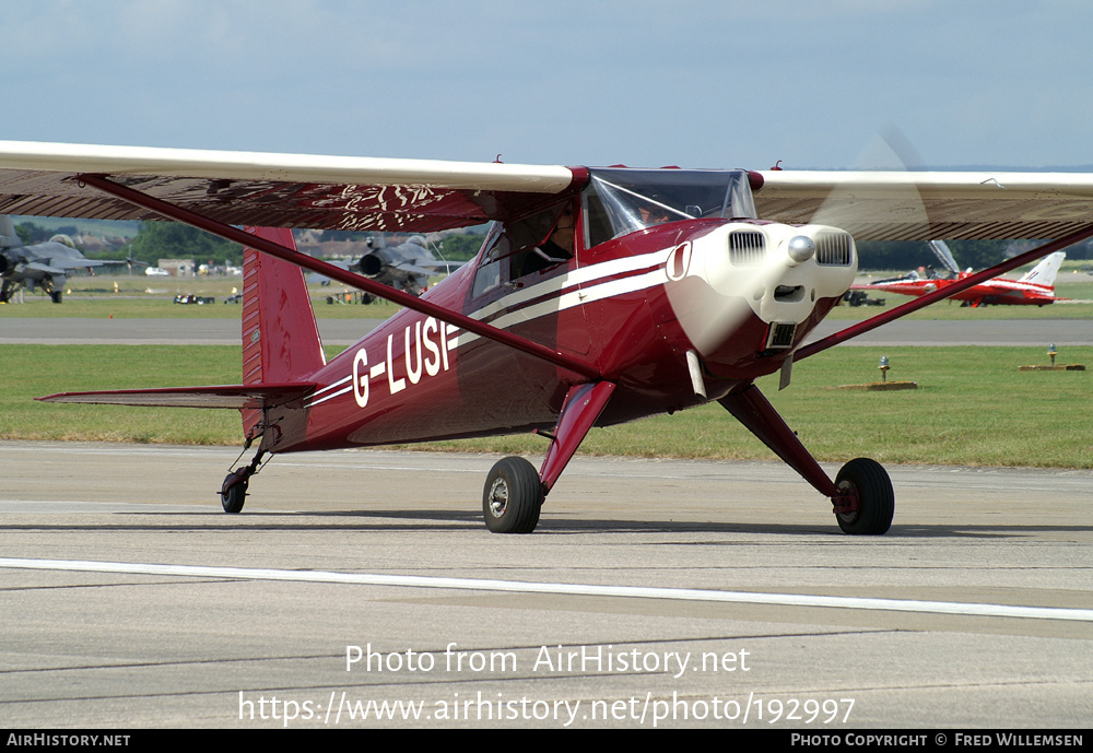 Aircraft Photo of G-LUSI | Luscombe 8F Silvaire | AirHistory.net #192997