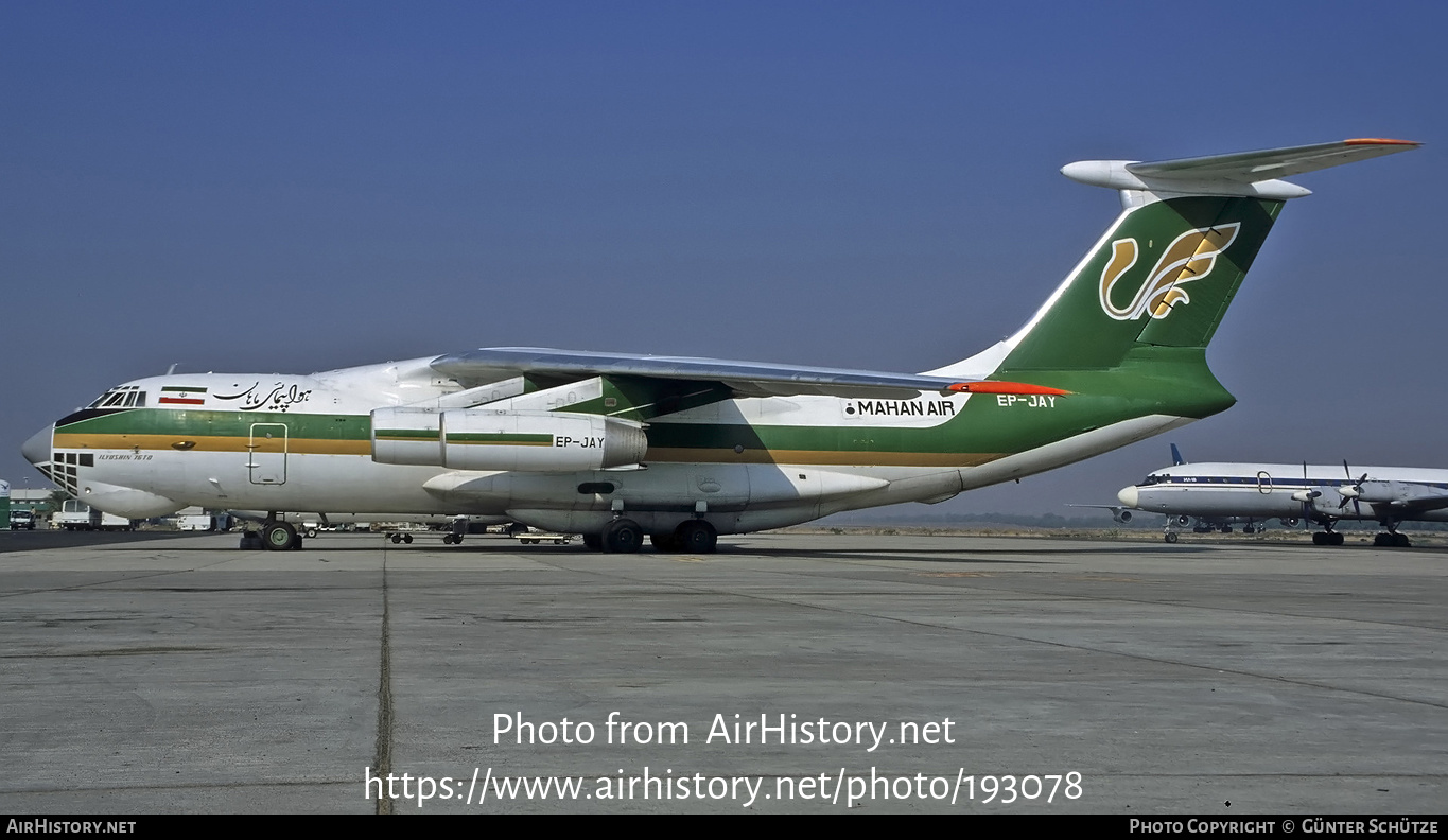 Aircraft Photo of EP-JAY | Ilyushin Il-76TD | Mahan Air | AirHistory.net #193078