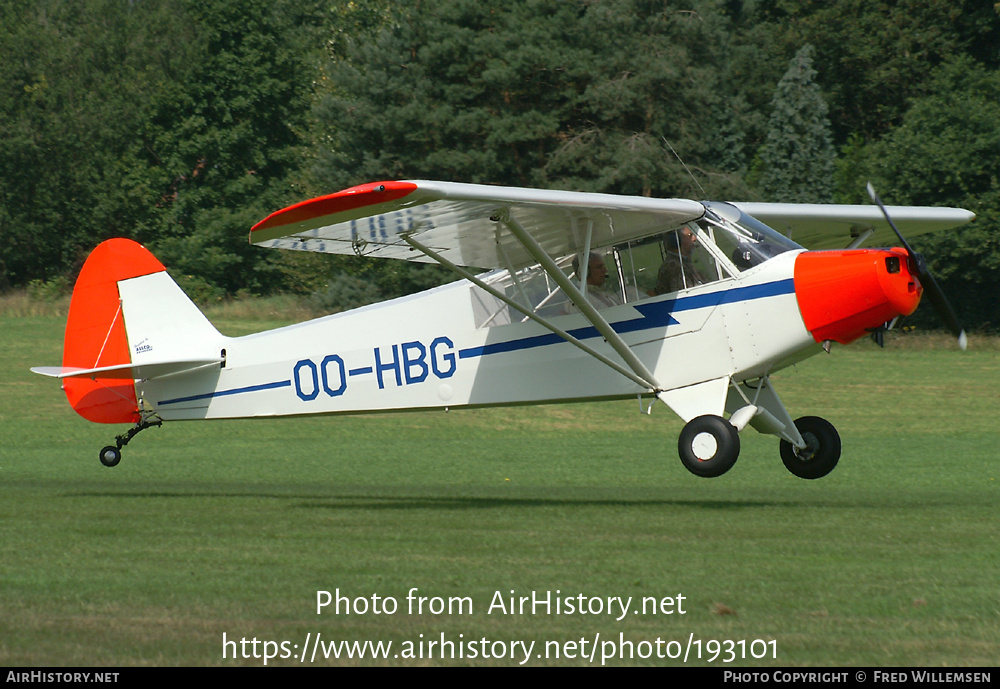 Aircraft Photo of OO-HBG | Piper L-18C Super Cub | AirHistory.net #193101