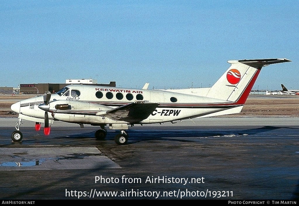 Aircraft Photo of C-FZPW | Beech B200 Super King Air | Keewatin Air | AirHistory.net #193211