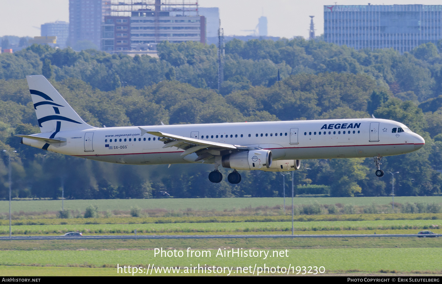 Aircraft Photo of SX-DGS | Airbus A321-231 | Aegean Airlines | AirHistory.net #193230