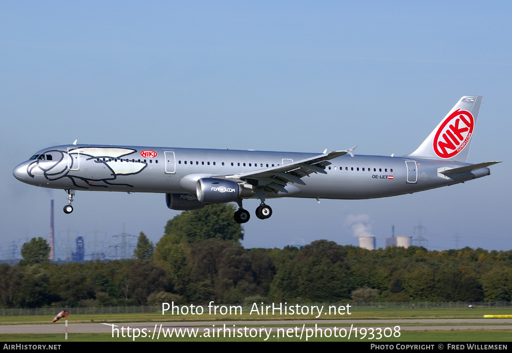 Aircraft Photo of OE-LET | Airbus A321-211 | Niki | AirHistory.net #193308