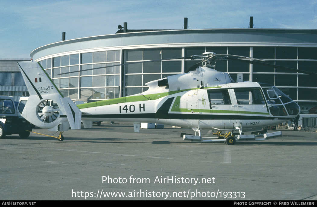 Aircraft Photo of F-WZAE | Aerospatiale SA-365C-1 Dauphin 2 | Aerospatiale | AirHistory.net #193313