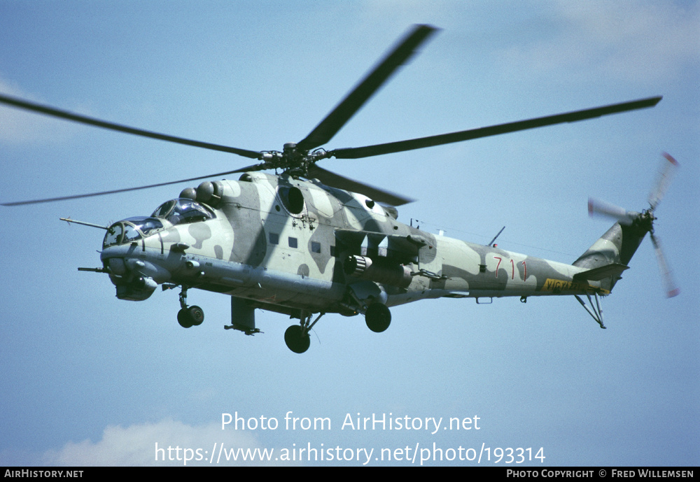 Aircraft Photo of 711 | Mil Mi-24V | Hungary - Air Force | AirHistory.net #193314