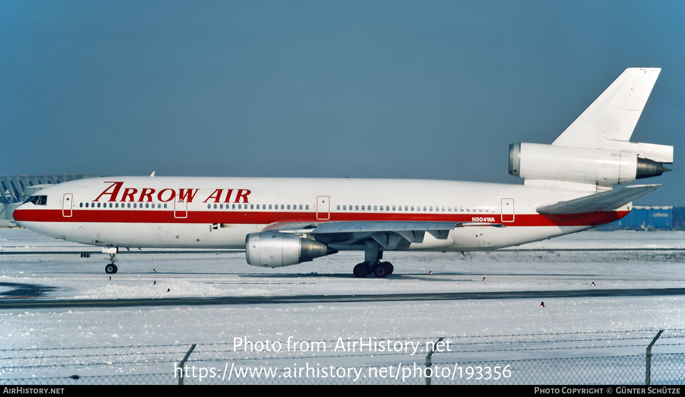 Aircraft Photo of N904WA | McDonnell Douglas DC-10-10 | Arrow Air | AirHistory.net #193356