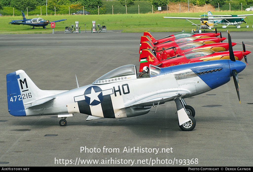 Aircraft Photo of G-BIXL / 472216 | North American P-51D Mustang | USA - Air Force | AirHistory.net #193368