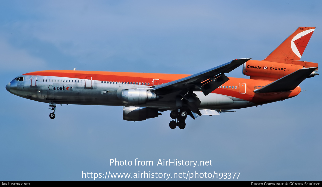 Aircraft Photo of C-GCPC | McDonnell Douglas DC-10-30 | Canadian Airlines | AirHistory.net #193377