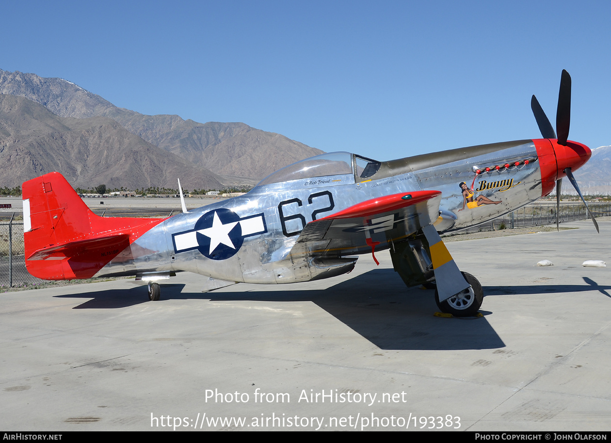 Aircraft Photo of N151BP | North American P-51D Mustang | USA - Air Force | AirHistory.net #193383