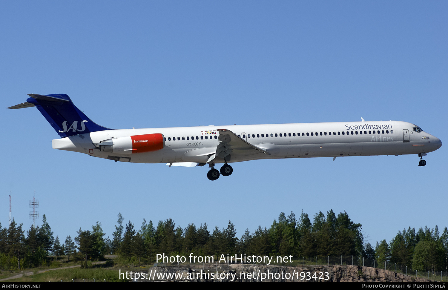 Aircraft Photo of OY-KGY | McDonnell Douglas MD-81 (DC-9-81) | Scandinavian Airlines - SAS | AirHistory.net #193423