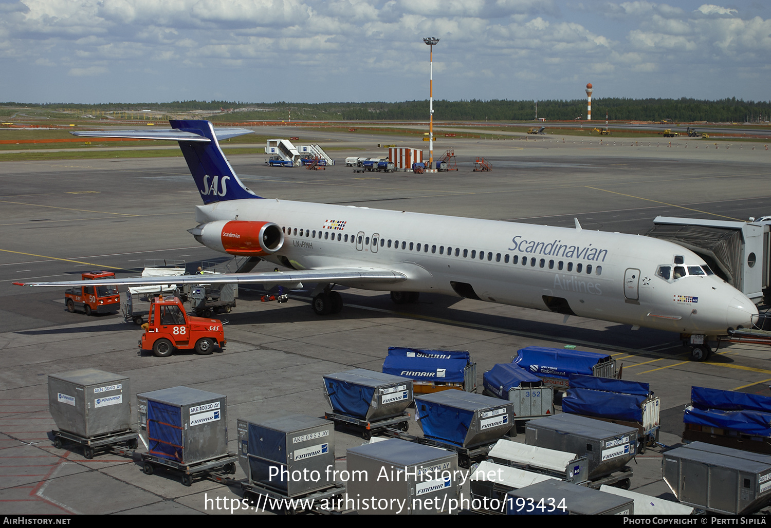 Aircraft Photo of LN-RMH | McDonnell Douglas MD-87 (DC-9-87) | Scandinavian Airlines - SAS | AirHistory.net #193434