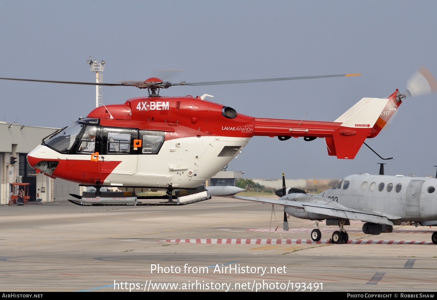 Aircraft Photo of 4X-BEM | Airbus Helicopters BK-117 B-2 | Lahak Aviation | AirHistory.net #193491