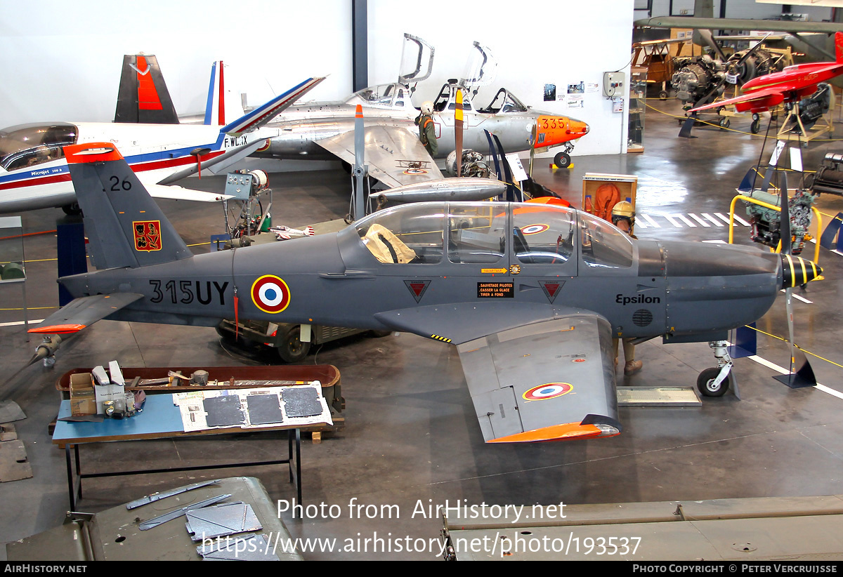 Aircraft Photo of 26 | Socata TB-30 Epsilon | France - Air Force | AirHistory.net #193537