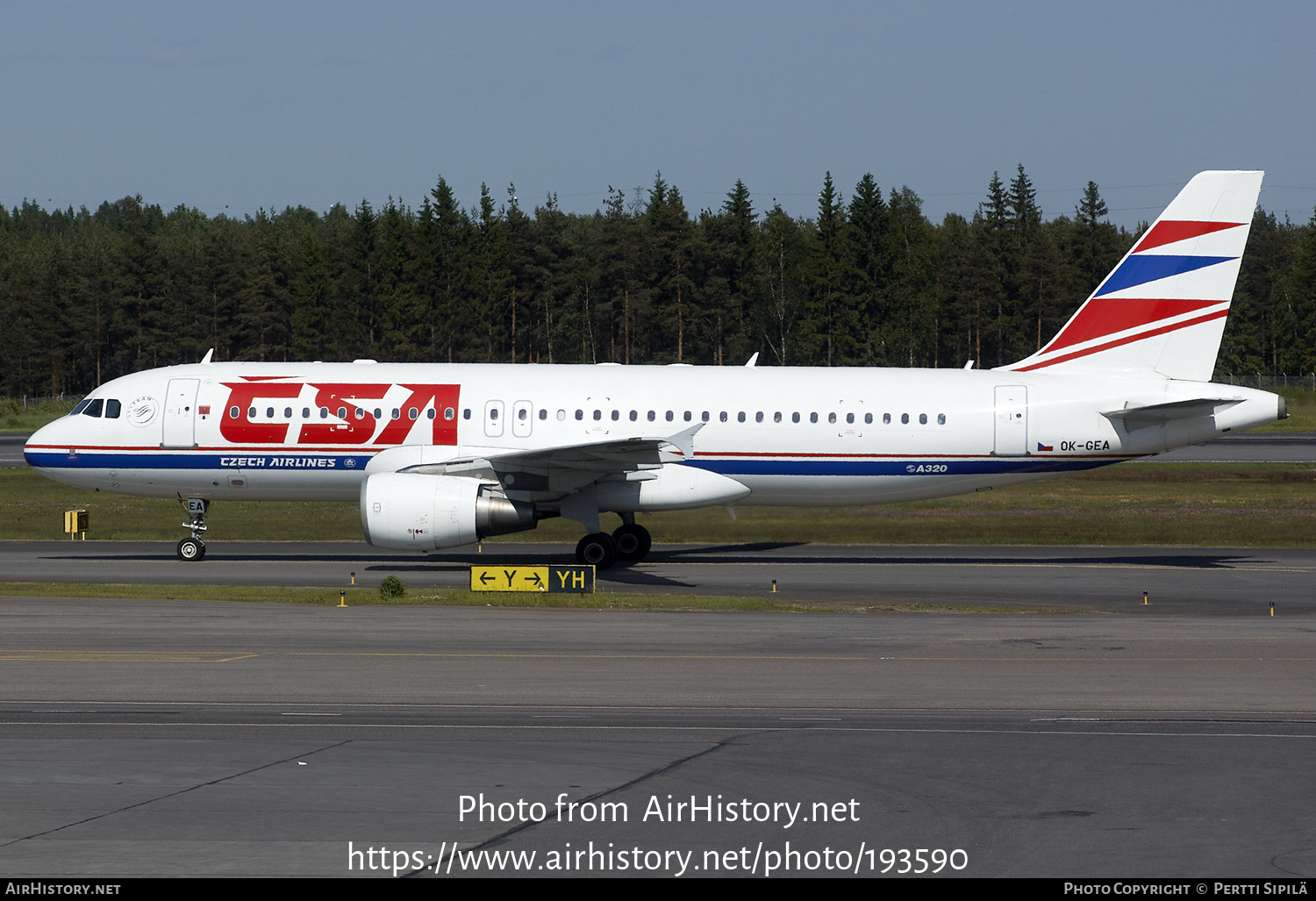 Aircraft Photo of OK-GEA | Airbus A320-214 | ČSA - Czech Airlines | AirHistory.net #193590