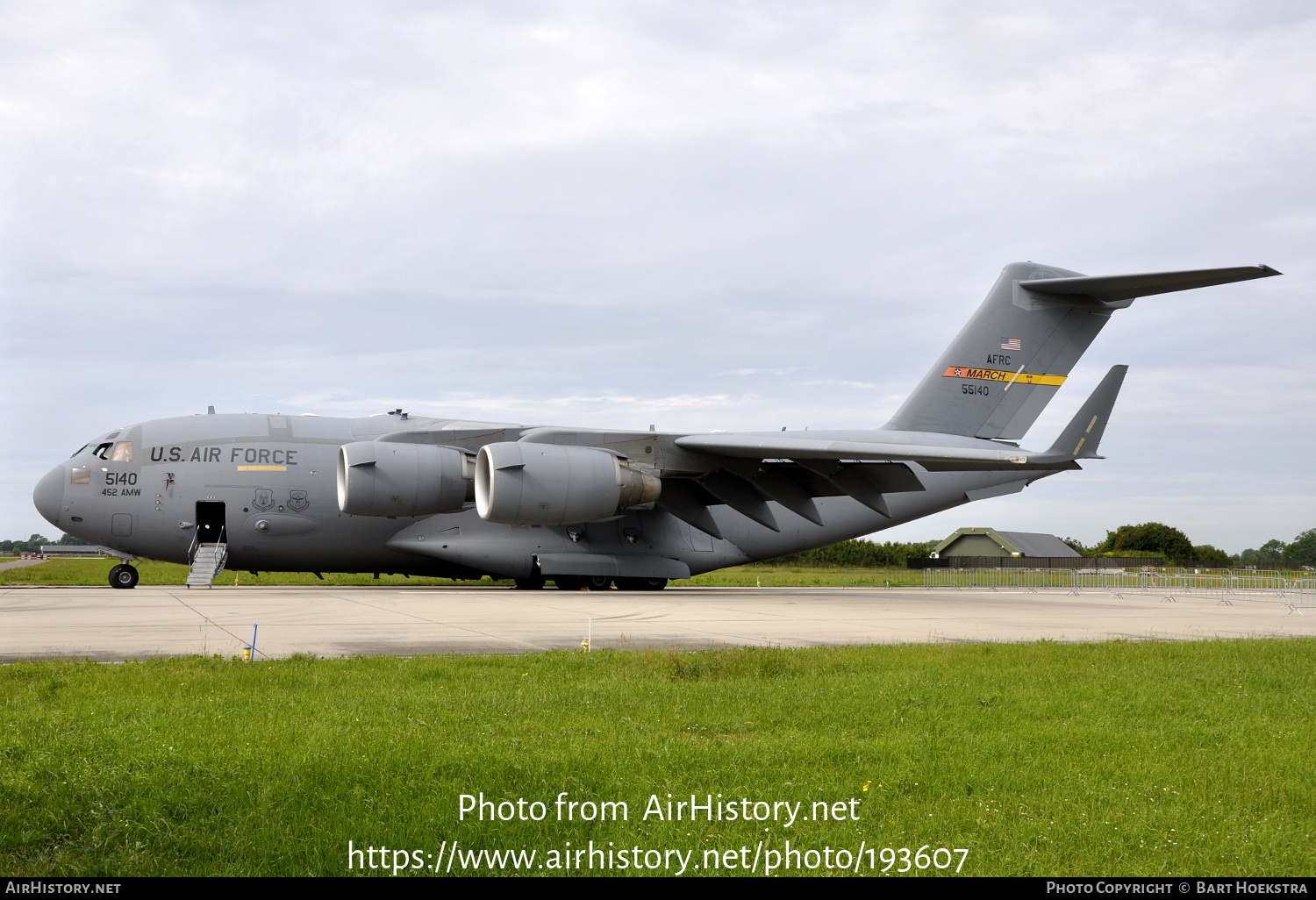 Aircraft Photo of 05-5140 / 55140 | Boeing CC-177 Globemaster III (C-17A) | USA - Air Force | AirHistory.net #193607