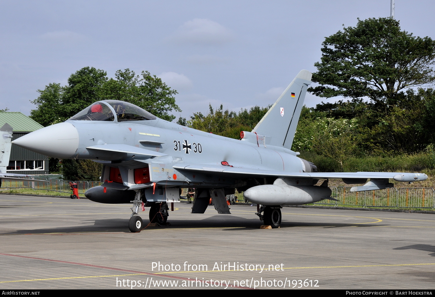 Aircraft Photo of 3130 | Eurofighter F-2000A Typhoon | Germany - Air Force | AirHistory.net #193612