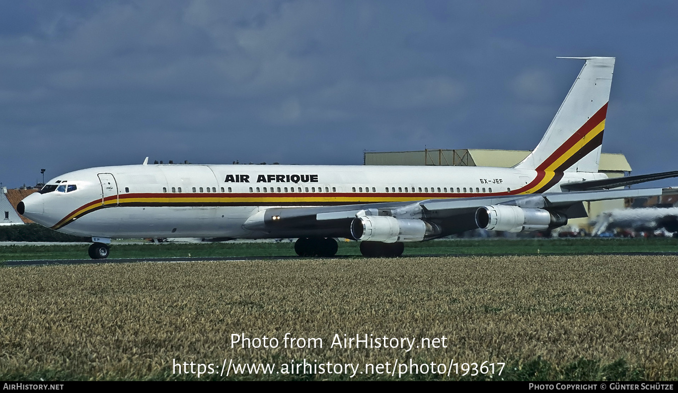 Aircraft Photo of 5X-JEF | Boeing 707-379C | Air Afrique | AirHistory.net #193617